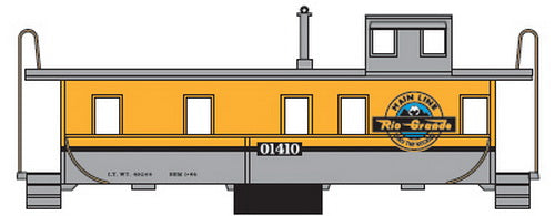 Athearn 74002 HO RTR Cupola Caboose, D&RGW #01429