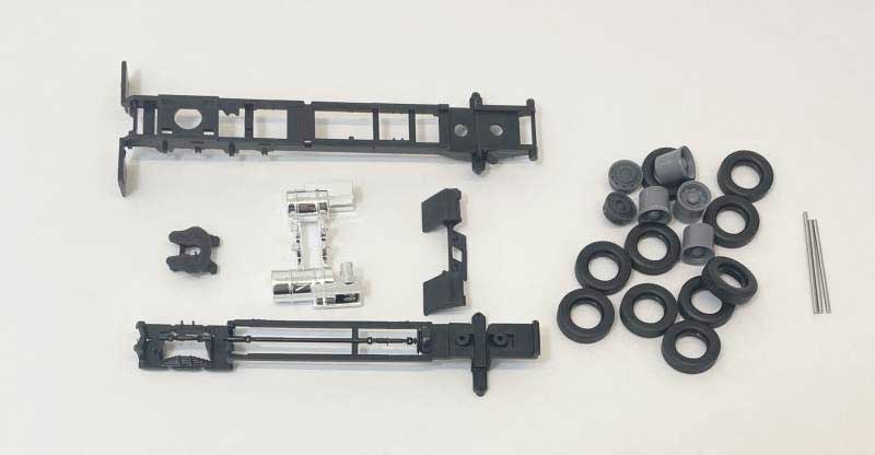 Herpa 5534 1:87 Mack Truck Long Chassis Kit