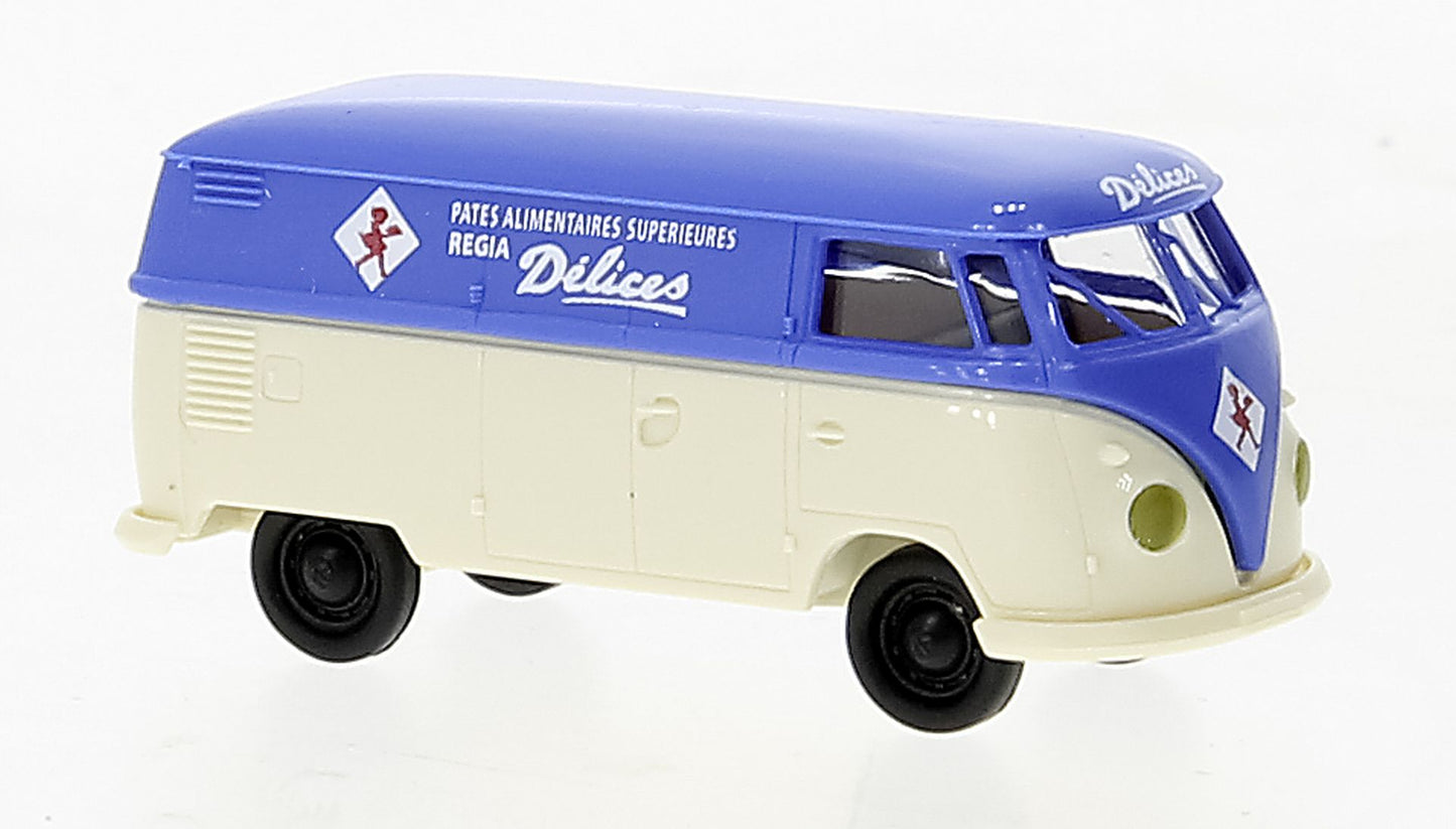 Brekina Automodelle 32765 HO Delice 1960-1963 Volkswagen T1b Kasten Cargo Van
