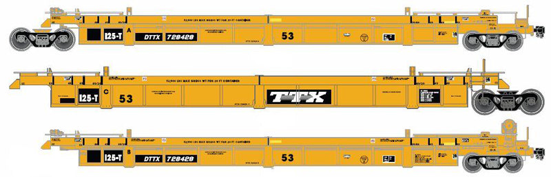 Atlas 20001273 HO Scale TTX Thrall Triple 53' Well #728428