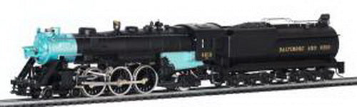 Mantua 340002 B&O 4-6-2 Pacific Steam Locomotive with Vanderbilt Tender