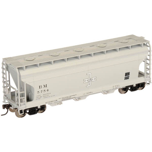 Atlas 18962A HO Scale Boston & Maine (BM) Centerflow Hopper #5754