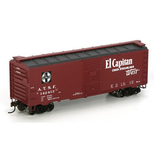 Athearn 70042 HO Santa Fe/El Capitan RTR 40' YSD Box #142413