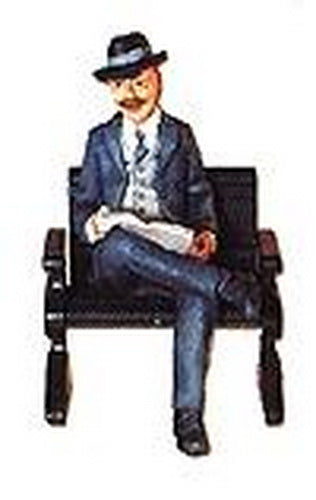 Aristo-Craft 60064 G Scale Seated Male Reading Figure