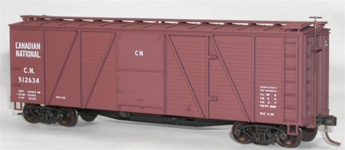 Accurail 7017 HO Canadian National 40' 6 Panel Wood Box # 512634 Kit