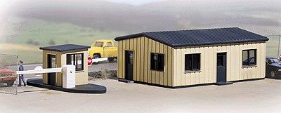 Walthers 933-3517 HO Yard Office & Gatehouse W/Gate Plastic Kit
