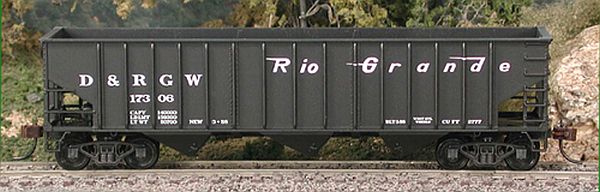 Bowser 56740 HO KIT Gla 2-Bay Hopper, D&RGW #17306