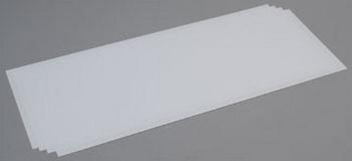 Evergreen Scale Models 9104 .030" x 8" x 21" Polystyrene Sheets (Pack of 4)