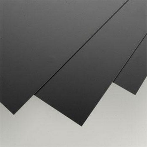 Evergreen Scale Models 9115 .040" x 8" x 21" Black Polystyrene (Pack of 3)