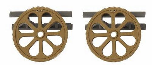 Life Like 1513 HO SceneMaster Freight Car Load Large Gears (Pack of 2)