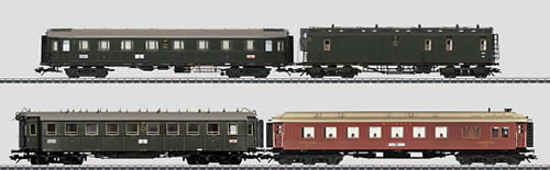 Marklin 42762 HO Scale DRG D 119 Express Passenger (Set of 4)