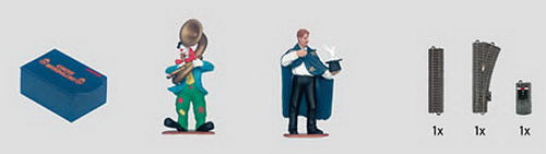 Marklin 78091 HO Scale Circus Mondolino Circus Performers Set