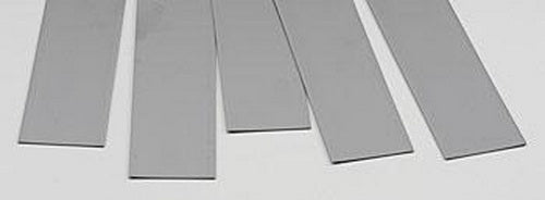 Plastruct 90365 1-1/4" x 0.020" x 24" Traditional ABS Strip (Pack of 5)
