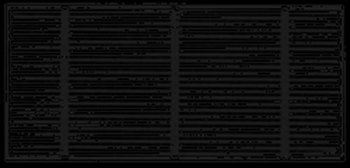 Plastruct 90911 15/16" x 1/32" x 2-1/8" Slat Lattice Panel