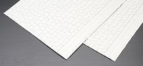 Plastruct 91659 G 12" x 7" Wood Shake Shingle Sheet (Pack of 2)