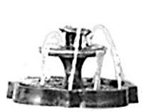 Plastruct 94733 HO 1-1/8" x 1-1/8" Square Fountain