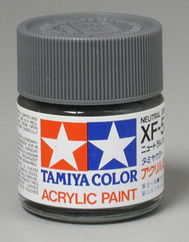 Tamiya 81353 XF-53 Neutral Grey Flat Acrylic Paint - 23 ml. Bottle