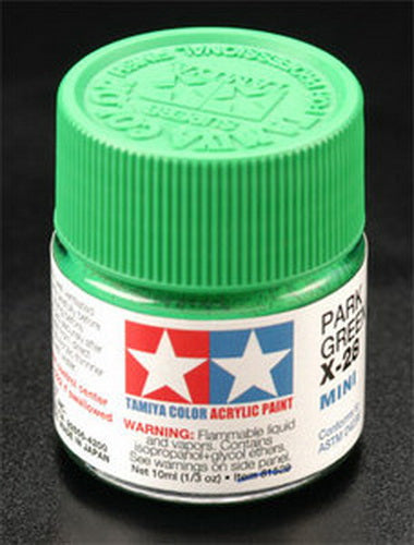 Tamiya 81528 X-28 Park Green Acrylic Mini Paint 10 ml Bottle