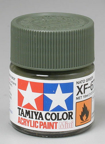 Tamiya 81767 XF-67 NATO Green Acrylic Mini Paint 10 ml Bottle