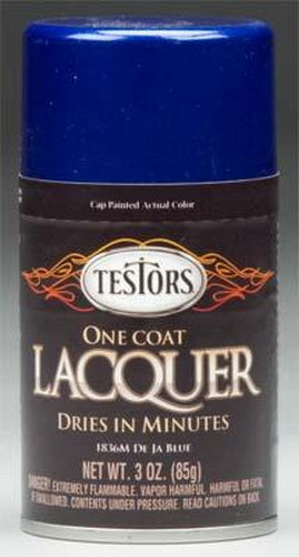 Testors 1836M De Ja Blue Gloss One Coat Lacquer 3 oz. Spray Paint Can