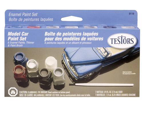 Testors 9119 Custom-Colors Model Car Enamel Paint Kit