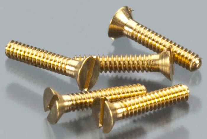 Woodland Scenics H842 Hob-Bits 00-90 1/4" Flat Head Screws (Pack of 5)