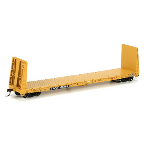 Athearn 88135 HO Scale TTPX 60' Bulkhead Flatcar #80688