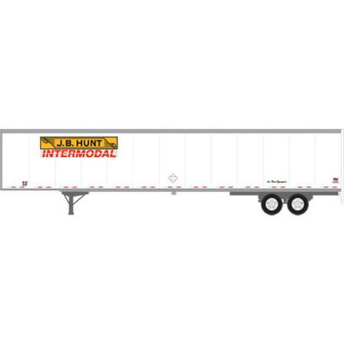 Athearn 28428 HO JB Hunt Intermodal 53' Wabash Duraplate Trailer #QMTZ45100
