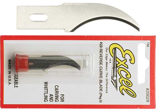 Excel 20028 #28 Concave Carving Replacement Blade (Pack of 5)
