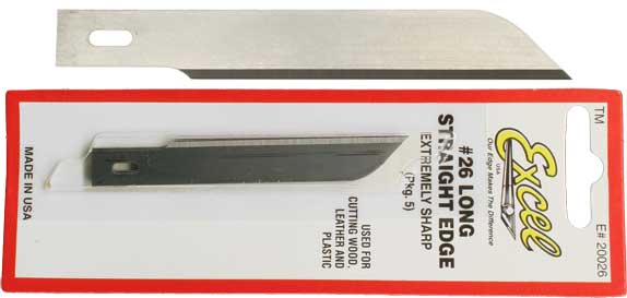 Excel 20026 #26 Whittling Replacement Blade (Pack of 5)