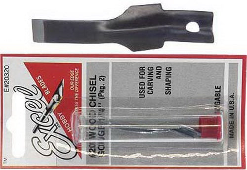 Excel 20320 Large Straight Chisel Carving Gouge (Pack of 2)
