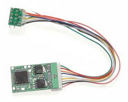 MRC 1651 HO DCC Decoder Universal with 9-Pin JST & NMRA 8-Pin Connectors