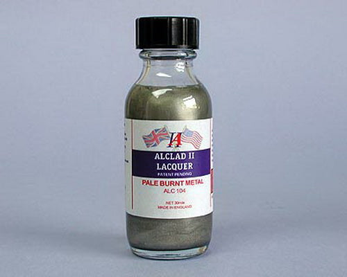 Alclad II 104 1oz. Bottle Pale Burnt Metal Lacquer