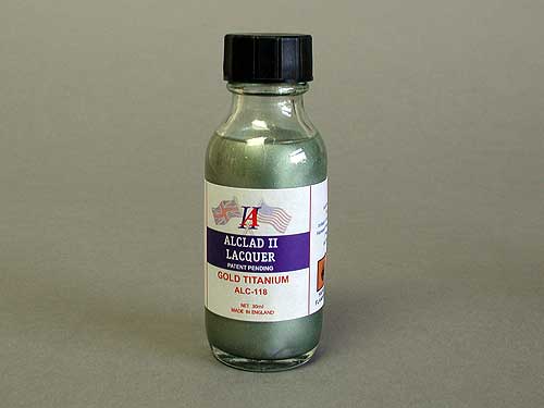 Alclad II 118 Titanium Gold Lacquer 1 oz.