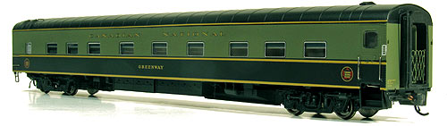Rapido Trains 113070 HO Canadian National 6-4-6 Sleeper #1179 Green Ridge