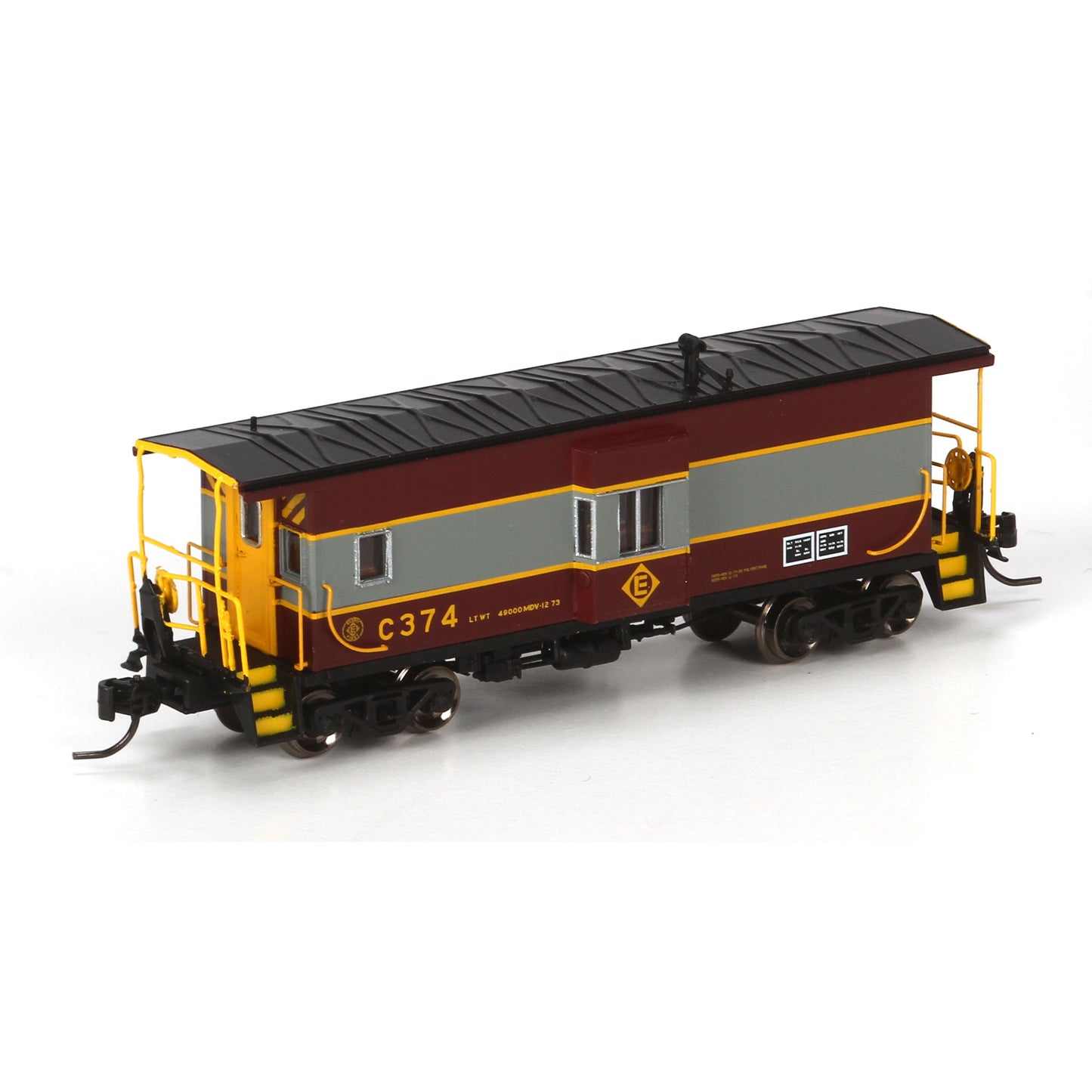Athearn 23261 N Erie Lackawanna Bay Window Caboose #C-374