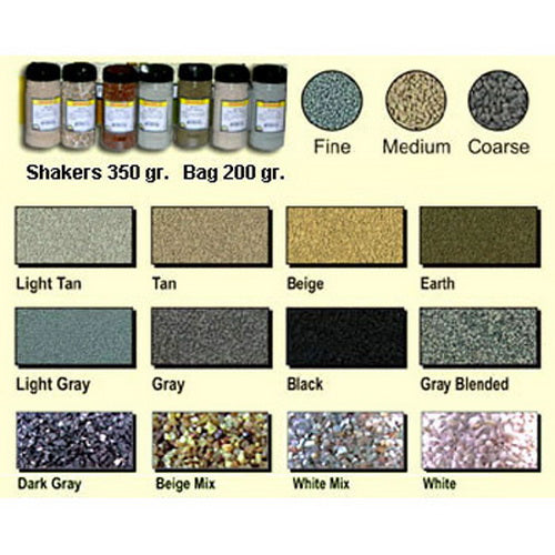 JTT Scenery Products 95332 Medium Gravel Shaker, White Mix/350 grams