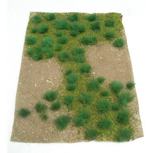 JTT Scenery Products 95601 Landscaping Details, Green Grassland 5x7" Sheet