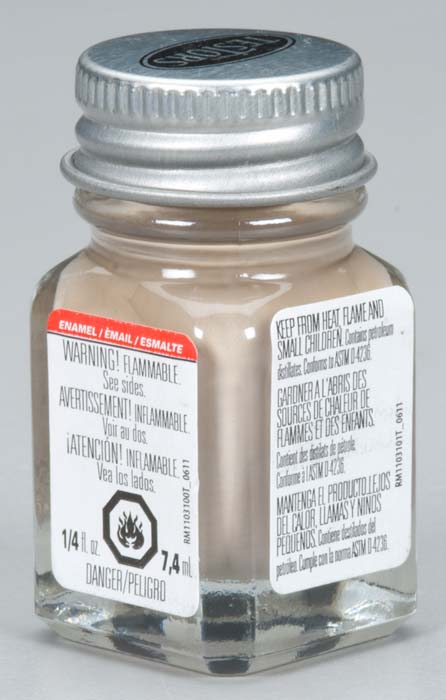 Testors 1118TT Sand Beige Gloss Enamel Paint - 1/4 oz. Bottle