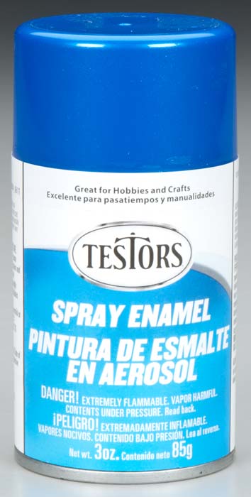 Testors 1209TC Arctic Blue Metallic Enamel 3 oz. Spray Paint Can