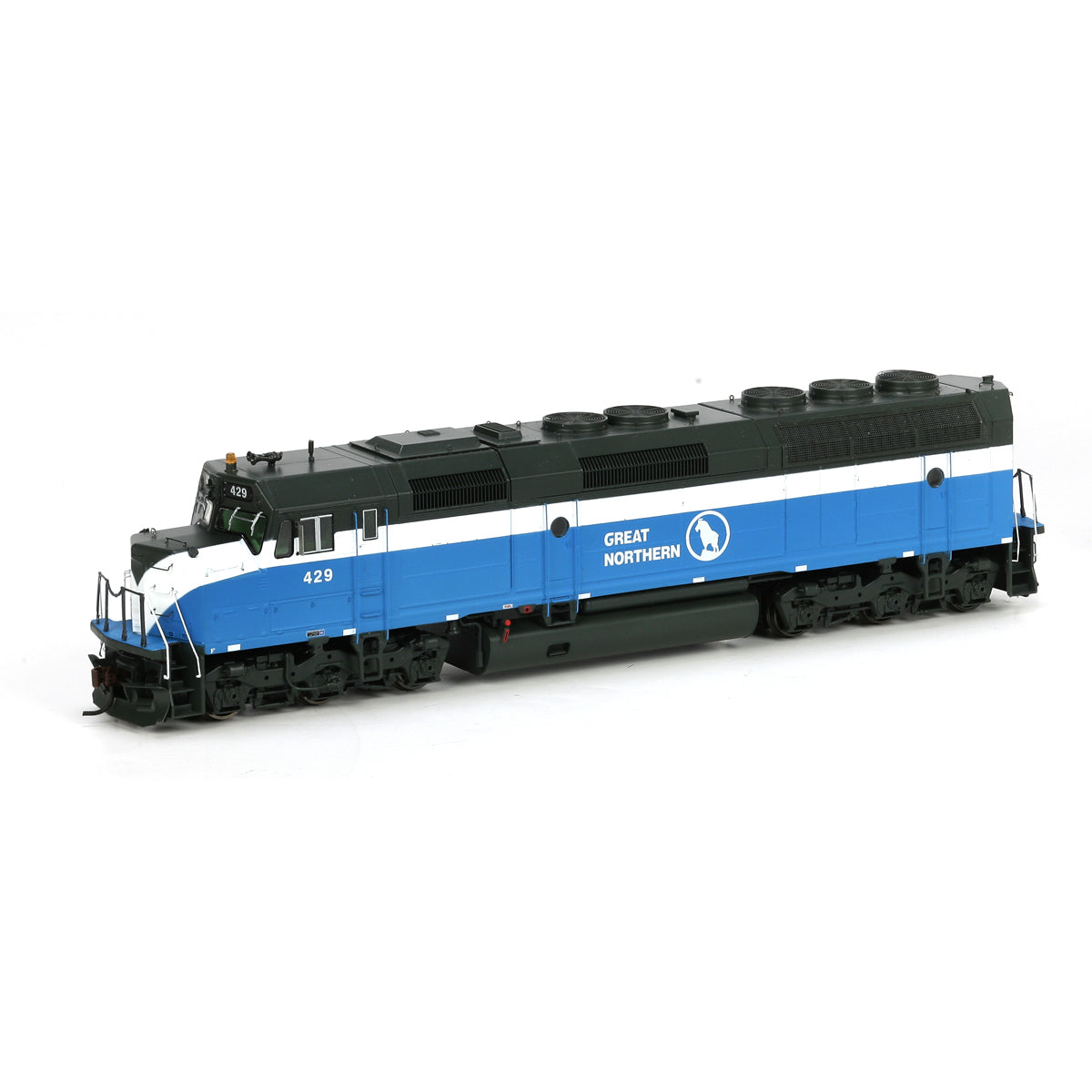 Athearn G67671 HO Great Northern F45 Diesel Locomotive with DCC & Sound #429