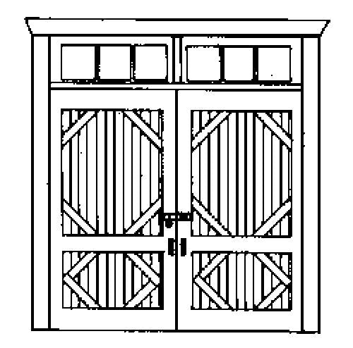Alexander Scale 2401 HO Freight door