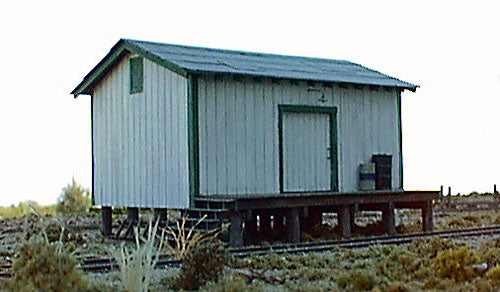 B.T.S. 7501 S Maintenance-of-Way Shed Kit (Laser-cut Wood & Card)