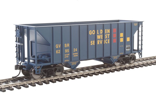 Walthers 910-6917 HO Golden West 34' 100-Ton 2-Bay Hopper Car #629524