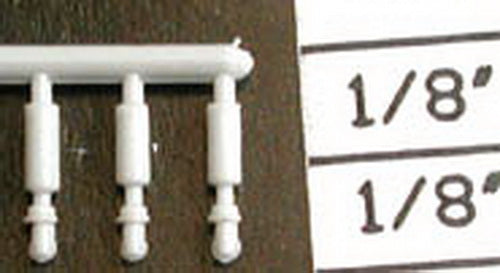 Detail Associates 1805 HO Motorola Firecracker Radio Antenna (Pack of 6)