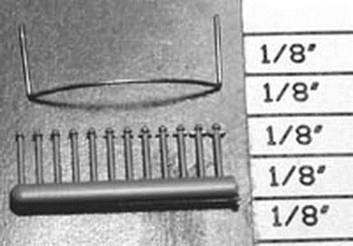 Detail Associates 2217 HO Curved Fan Grab Irons for GP30-GP/SD60 (Pack of 3)