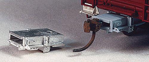 Details West 1023 HO Cushion Coupler Pocket for 50' to 60' Freight Car Set