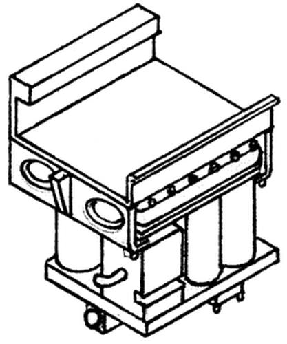 Details West 308 HO Scale Air Dryer Filter Cylinder forLate GE EMD (Pack of 2)