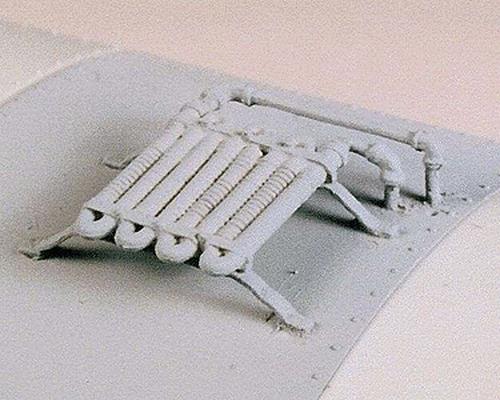 Details West 318 HO Scale Rooftop Air Cooling Coils for GN SP&S