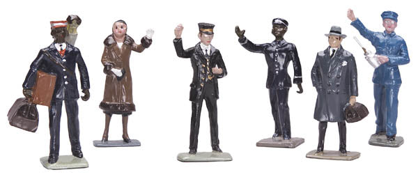MTH 11-90041 No. 550 Railroad Figure Set with Box (Set of 6)